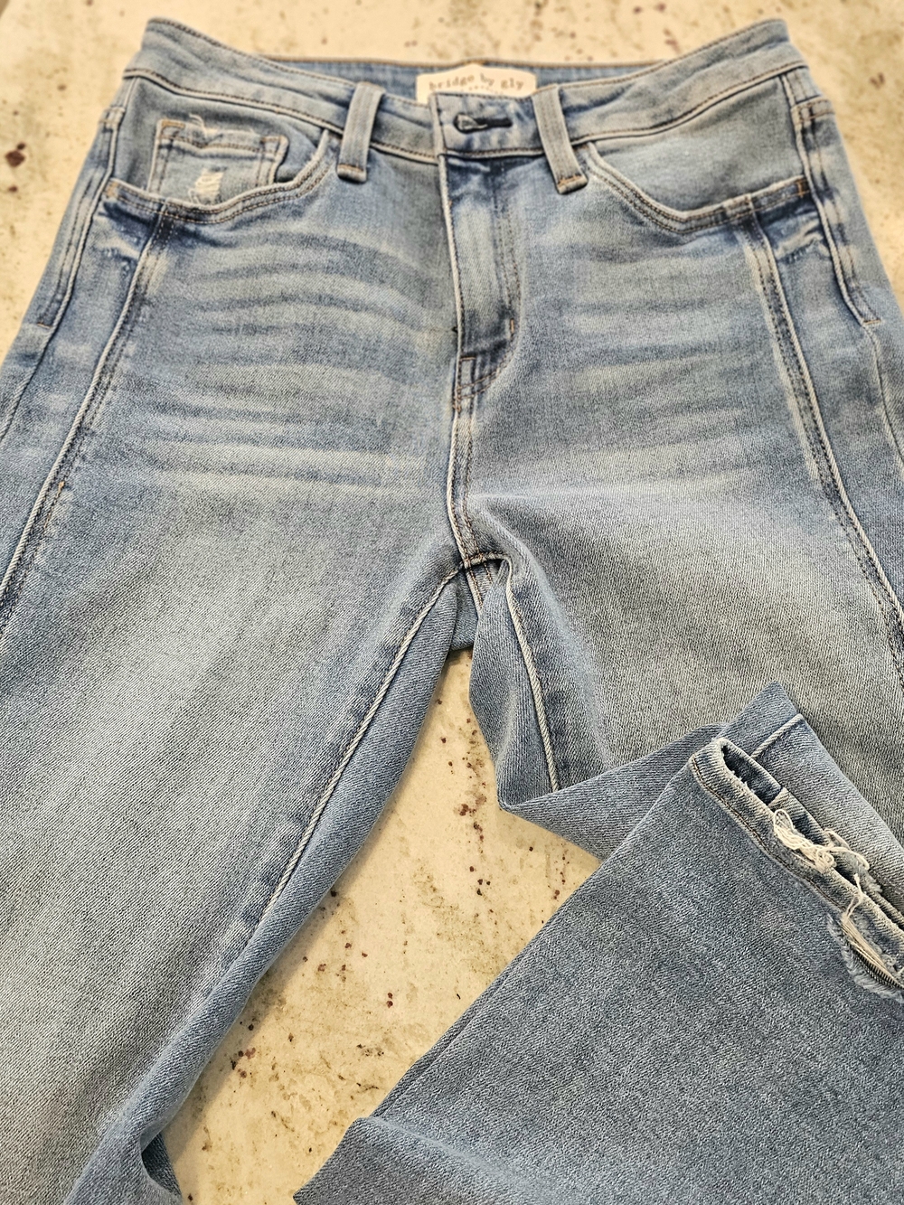 Hudson Mid Rise Stretch Bootcut Jeans Light Blue Bridge By Gly Comfort Denim